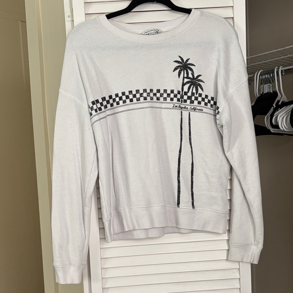 American Eagle Outfitters White Long Sleeve Tee